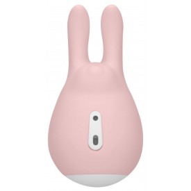 Розовый клиторальный стимулятор Love Bunny - 9,4 см.